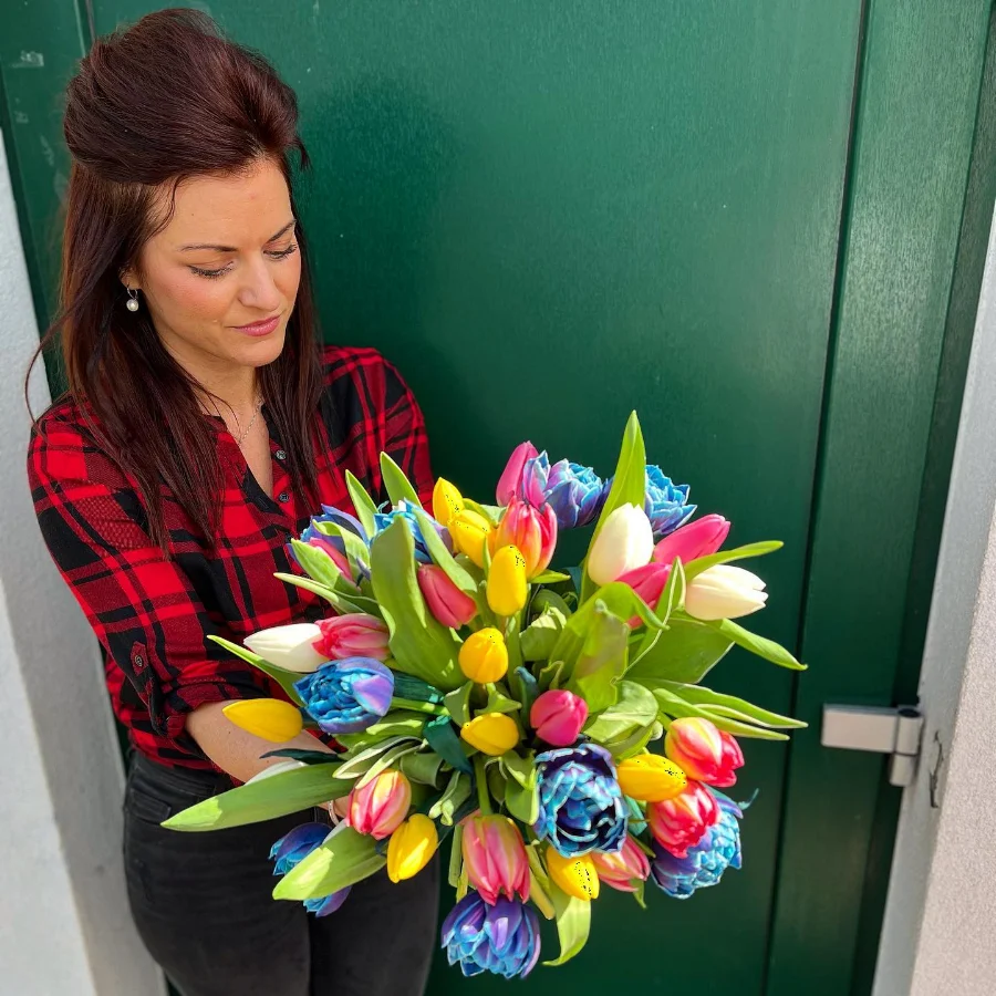 Květinová vazba od floristky